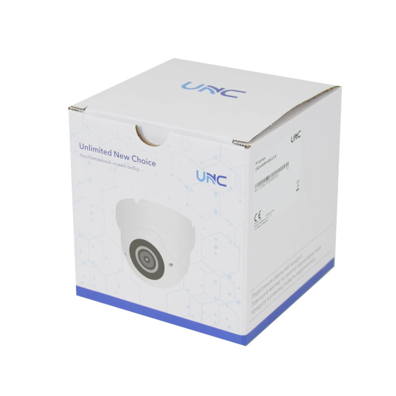 IP відеокамера UNC UNVD-4MIRP-30W/2.8AS CH купольна 4 Мп вулична для відеоспостереження