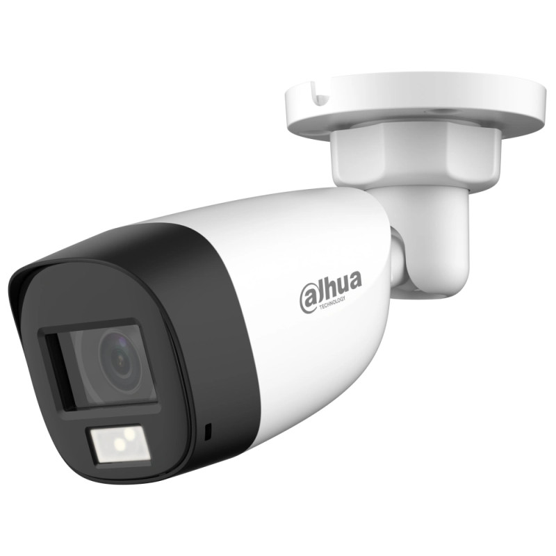 Купити HDCVI відеокамера 2 Мп Dahua DH-HAC-HFW1200CLP-IL-A (3.6 мм) з подвійним підсвічуванням для системи відеонагляду. Системи безпеки для дому та офісу. Магазин RG-Group. Системи відеонагляду та охоронні сигналізації. Продаж та послуги встановлення