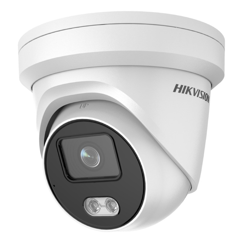 Купити IP-відеокамера 2 Мп Hikvision DS-2CD2327G2-LU (4 мм) ColorVu з вбудованим мікрофоном для системи відеонагляду. Системи безпеки для дому та офісу. Магазин RG-Group. Системи відеонагляду та охоронні сигналізації. Продаж та послуги встановлення