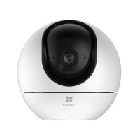 Купити IP-відеокамера з Wi-Fi поворотна настільна 5 Мп Ezviz CS-H6 (5WF, 4mm) з відеоаналітикою. Системи безпеки для дому та офісу. Магазин RG-Group. Системи відеонагляду та охоронні сигналізації. Продаж та послуги встановлення