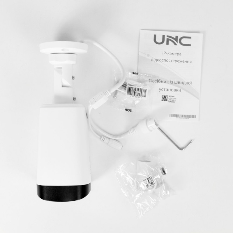 IP відеокамера UNC UNW-4MIRP-30W/2.8A CH циліндрична 4 Мп вулична для відеоспостереження