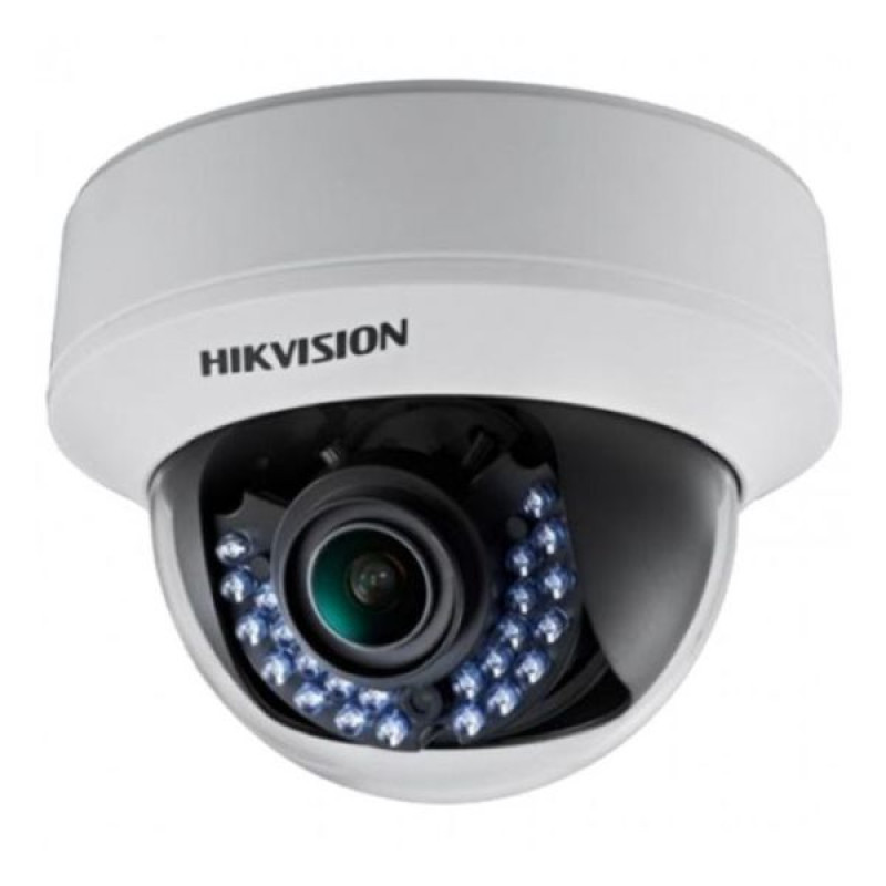 Купити HD-TVI відеокамера Hikvision DS-2CE56D0T-VFIRF(2.8-12mm) для системи відеонагляду. Системи безпеки для дому та офісу. Магазин RG-Group. Системи відеонагляду та охоронні сигналізації. Продаж та послуги встановлення