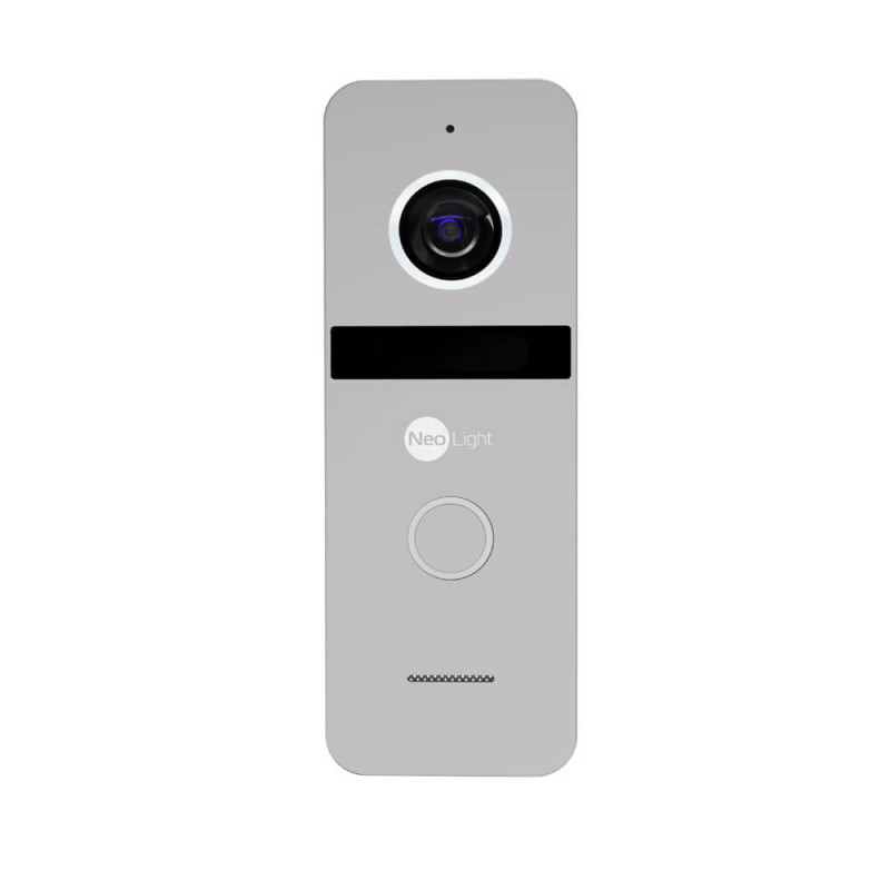 Купити Відеопанель 2 Мп NeoLight SOLO FHD Silver. Системи безпеки для дому та офісу. Магазин RG-Group. Системи відеонагляду та охоронні сигналізації. Продаж та послуги встановлення
