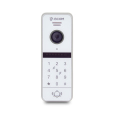 Купити Відеопанель BCOM BT-400FHD-AC White з вбудованою клавіатурою і зчитувачем Mifare. Системи безпеки для дому та офісу. Магазин RG-Group. Системи відеонагляду та охоронні сигналізації. Продаж та послуги встановлення