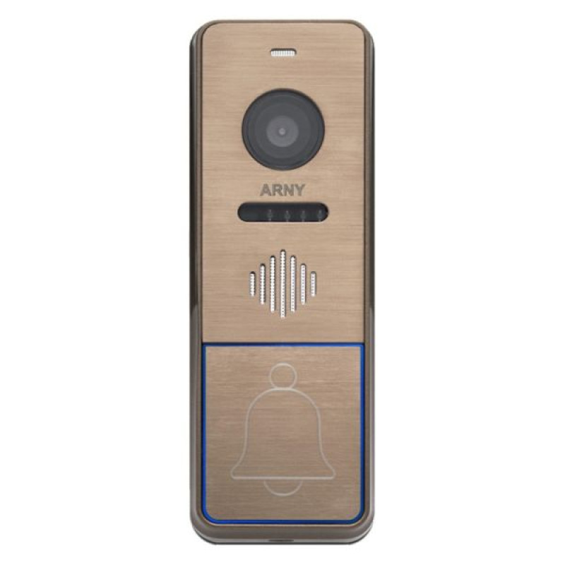 Купити Відеопанель Arny AVP-NG420 (1Mpx) bronze з БКЗ і кронштейном 20°. Системи безпеки для дому та офісу. Магазин RG-Group. Системи відеонагляду та охоронні сигналізації. Продаж та послуги встановлення