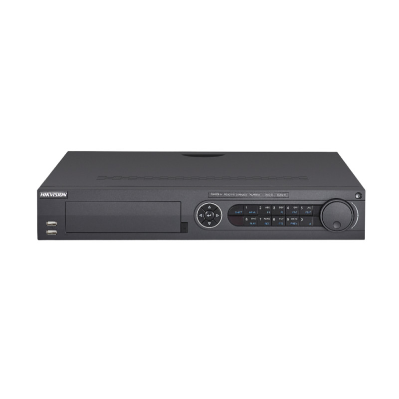 Купити HD-TVI відеореєстратор 24-канальний Hikvision DS-7324HUHI-K4 для системи відеоспостереження. Системи безпеки для дому та офісу. Магазин RG-Group. Системи відеонагляду та охоронні сигналізації. Продаж та послуги встановлення