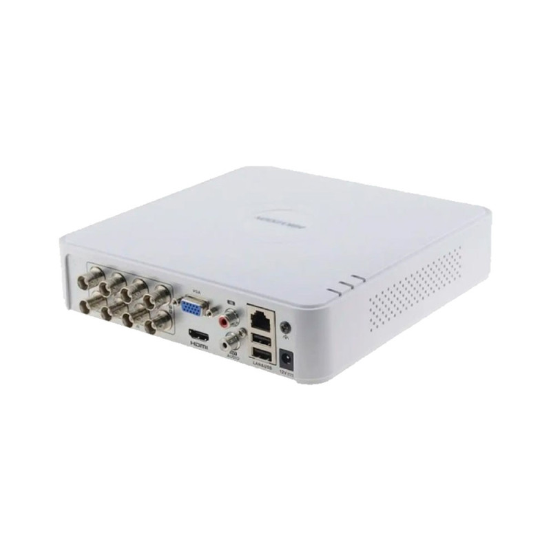 HD-TVI відеореєстратор 8-канальний Hikvision iDS-7108HQHI-M1/S(E) з підтримкою відеоаналітики для системи відеоспостереження