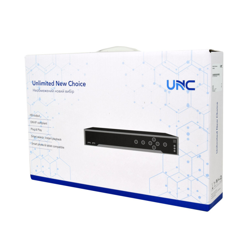 IP відеореєстратор UNC NVR3108 U мережевий 8-х канальний