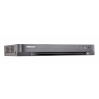 Купити HD-TVI відеореєстратор 16-канальний Hikvision IDS-7216HQHI-M1/S з підтримкою детекції облич з 1 каналу для системи відеоспостереження. Системи безпеки для дому та офісу. Магазин RG-Group. Системи відеонагляду та охоронні сигналізації. Продаж та послуги встановлення
