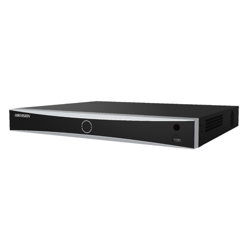Купити IP-відеореєстратор 16-канальний з PoE Hikvision DS-7616NXI-K2/16P з відеоаналітикою для систем відеоспостереження. Системи безпеки для дому та офісу. Магазин RG-Group. Системи відеонагляду та охоронні сигналізації. Продаж та послуги встановлення