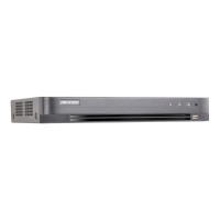 Купити HD-TVI відеореєстратор 16-канальний Hikvision iDS-7216HQHI-M1/S(C) з підтримкою детекції облич з 1 каналу для системи відеоспостереження. Системи безпеки для дому та офісу. Магазин RG-Group. Системи відеонагляду та охоронні сигналізації. Продаж та послуги встановлення