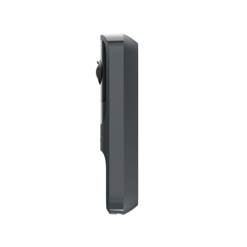 Відеодзвінок Ajax DoorBell graphite з вбудованим штучним інтелектом, ІЧ-сенсором та керуванням у застосунках