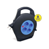 Купити Мережевий подовжувач 2Е 4XCEE7/17 на котушці на 10 м з ручкою. Системи безпеки для дому та офісу. Магазин RG-Group. Системи відеонагляду та охоронні сигналізації. Продаж та послуги встановлення