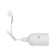 Купити Патрон пластиковий підвісний e.lamp socket pendant.E27.pl.white, Е27, з кабелем 15 см і клемною колодкою, білий. Системи безпеки для дому та офісу. Магазин RG-Group. Системи відеонагляду та охоронні сигналізації. Продаж та послуги встановлення