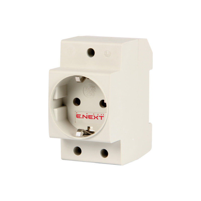Купити Розетка на DIN-рейку e.socket.pro.din.tms 230 Взз/к Enext. Системи безпеки для дому та офісу. Магазин RG-Group. Системи відеонагляду та охоронні сигналізації. Продаж та послуги встановлення