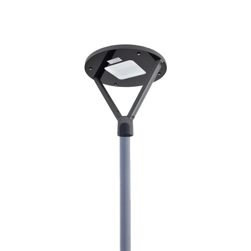 Купити Комплект світильник світлодіодний парковий Lightwell LW-GL-50FT + стовп парковий сірий 4м. Системи безпеки для дому та офісу. Магазин RG-Group. Системи відеонагляду та охоронні сигналізації. Продаж та послуги встановлення