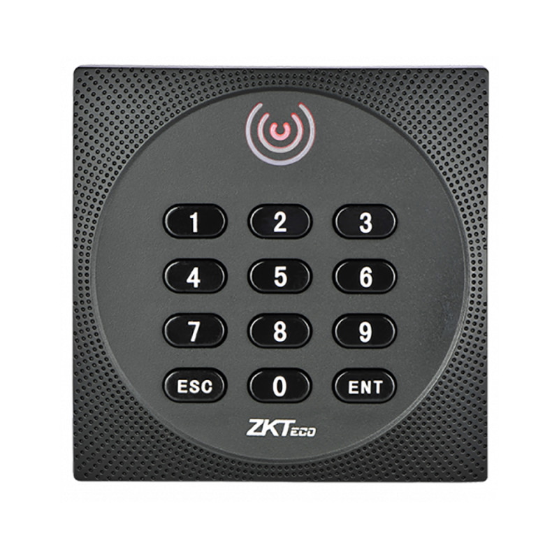 Купити Зчитувач Mifare+EM з клавіатурою з підтримкою OSDP ZKTeco KR614-OSDP вологозахищений. Системи безпеки для дому та офісу. Магазин RG-Group. Системи відеонагляду та охоронні сигналізації. Продаж та послуги встановлення